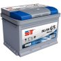 Автомобильный аккумулятор Support Technology Silver STEX65-3-L 65А/ч-12V ст EN660 европейские прямая 242x175x190